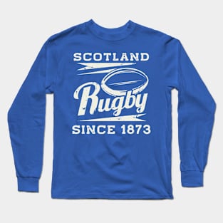 Vintage Scotland Rugby Since 1873 Long Sleeve T-Shirt